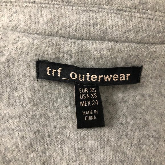 Zara TRF Outerwear Super Soft Coat in Light Grey - Picture 5 of 10